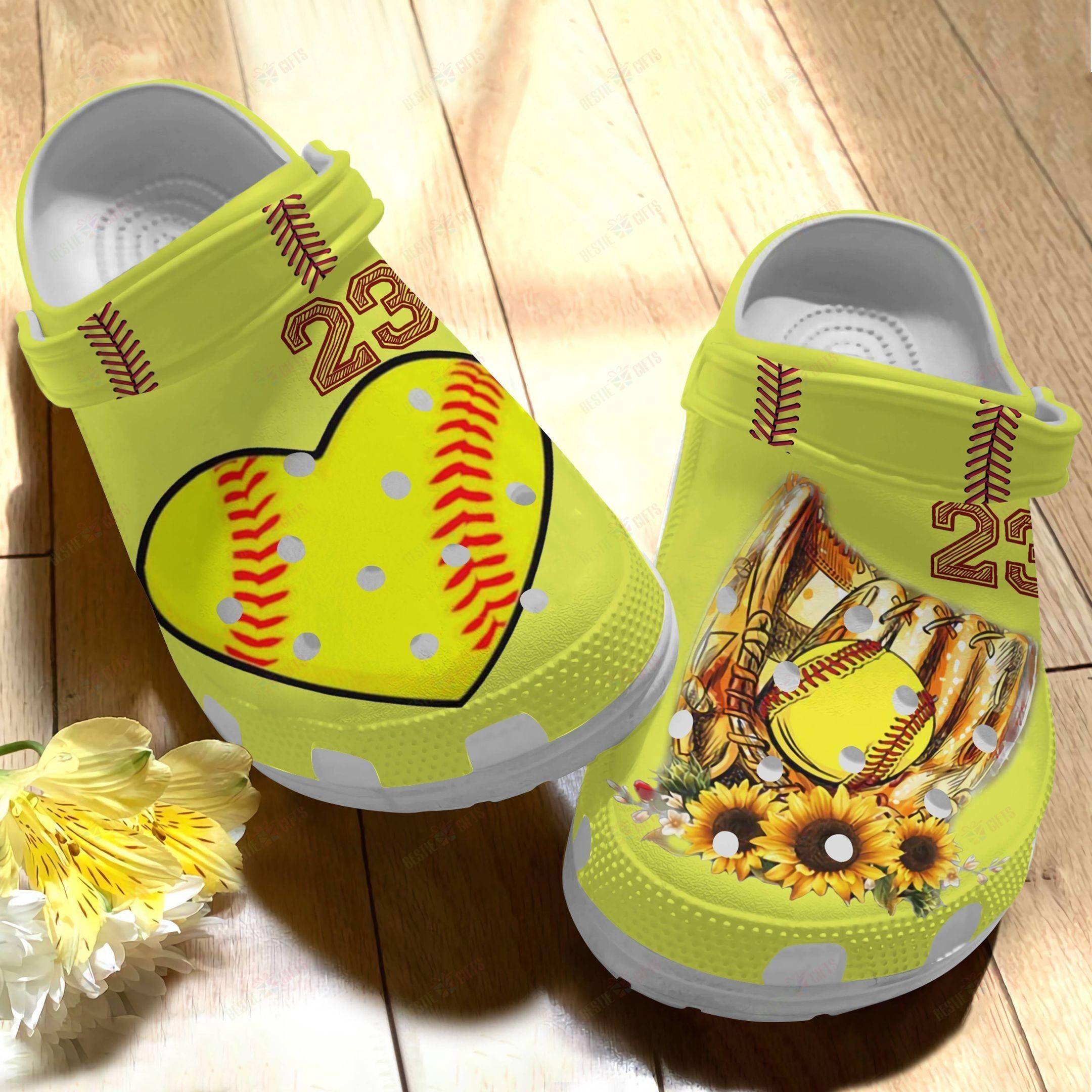 Softball Personalized Crocs Clog Classic Clog Winner In My Heart Shoes Softball Personalized Crocs Clog Classic Clog Winner In My Heart Shoes