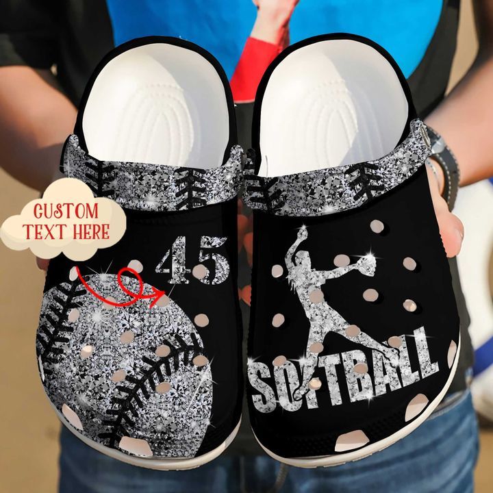 Softball Personalized Diamond Sku 2307 Crocs Crocband Clog Comfortable For Mens Womens Classic Clog Water Shoes Softball Personalized Diamond Sku 2307 Crocs Crocband Clog Comfortable For Mens Womens Classic Clog Water Shoes
