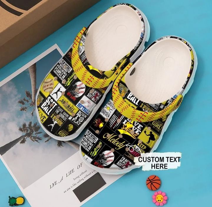 Softball Personalized Girl Sku 2340 Crocs Crocband Clog Comfortable For Mens Womens Classic Clog Water Shoes Softball Personalized Girl Sku 2340 Crocs Crocband Clog Comfortable For Mens Womens Classic Clog Water Shoes