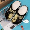 Softball Personalized Golden Sku 2402 Crocs Crocband Clog Comfortable For Mens Womens Classic Clog Water Shoes