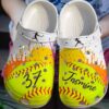Softball Personalized I Choose Life Sku 2315 Crocs Crocband Clog Comfortable For Mens Womens Classic Clog Water Shoes