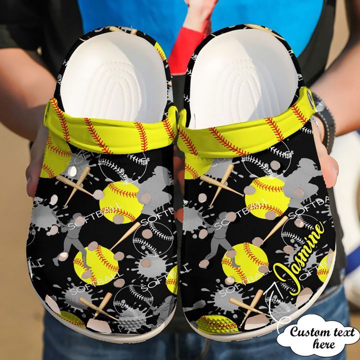 Softball Personalized In My Heart Sku 2346 Crocs Crocband Clog Comfortable For Mens Womens Classic Clog Water Shoes Softball Personalized In My Heart Sku 2346 Crocs Crocband Clog Comfortable For Mens Womens Classic Clog Water Shoes