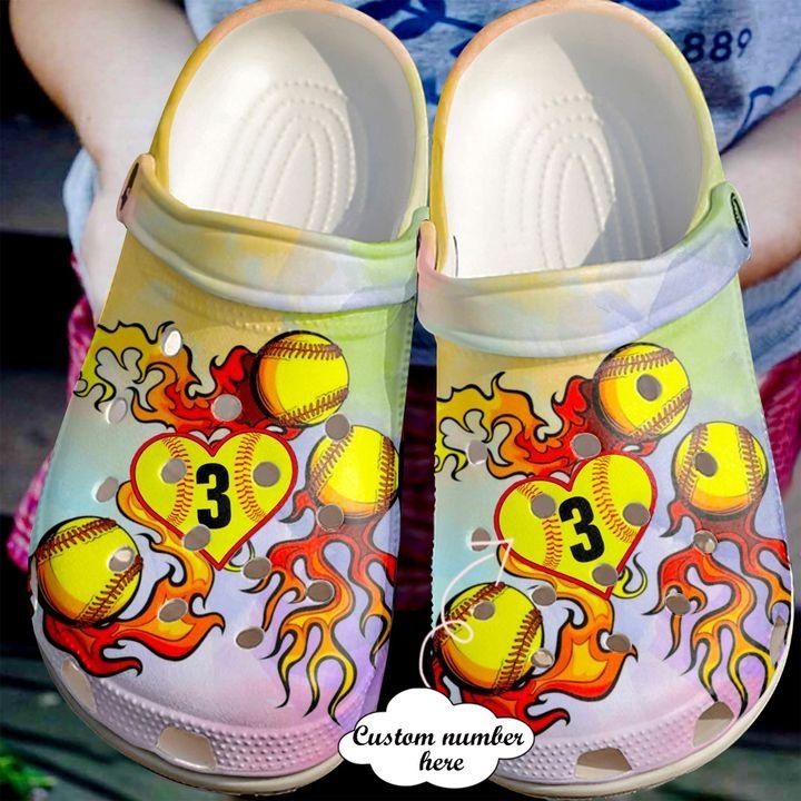 Softball Personalized Love On Fire Sku 2325 Crocs Crocband Clog Comfortable For Mens Womens Classic Clog Water Shoes Softball Personalized Love On Fire Sku 2325 Crocs Crocband Clog Comfortable For Mens Womens Classic Clog Water Shoes