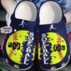 Softball Personalized Love V2 Sku 2356 Crocs Crocband Clog Comfortable For Mens Womens Classic Clog Water Shoes