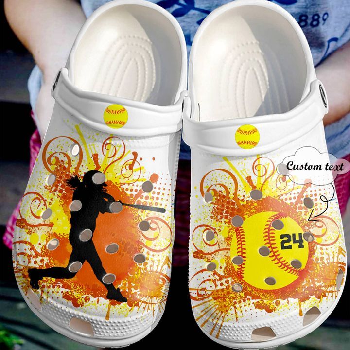 Softball Personalized Lover Club Sku 2347 Crocs Crocband Clog Comfortable For Mens Womens Classic Clog Water Shoes Softball Personalized Lover Club Sku 2347 Crocs Crocband Clog Comfortable For Mens Womens Classic Clog Water Shoes
