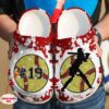 Softball Personalized Lover Sku 2437 Crocs Crocband Clog Comfortable For Mens Womens Classic Clog Water Shoes