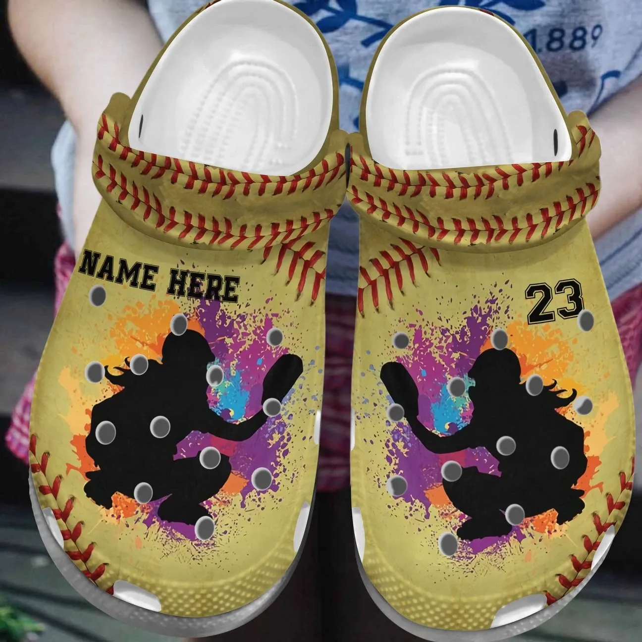 Softball Personalized Personalize Clog Custom Crocs Fashionstyle Comfortable For Women Men Kid Print 3D Catcher Pitcher 2 Softball Personalized Personalize Clog Custom Crocs Fashionstyle Comfortable For Women Men Kid Print 3D Catcher Pitcher 2