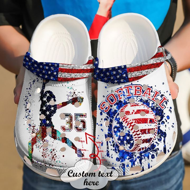 Softball Personalized Us Sku 2373 Crocs Crocband Clog Comfortable For Mens Womens Classic Clog Water Shoes Softball Personalized Us Sku 2373 Crocs Crocband Clog Comfortable For Mens Womens Classic Clog Water Shoes