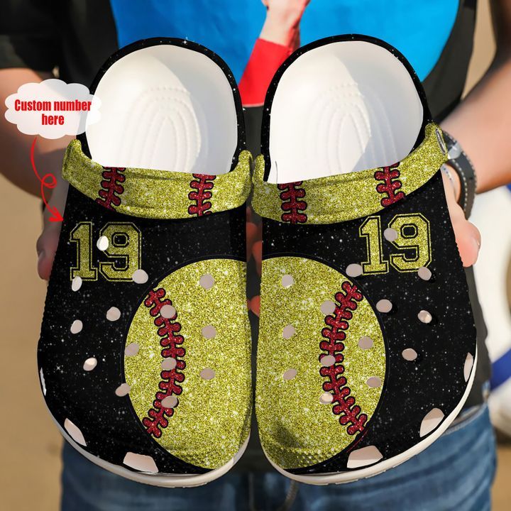 Softball Personalized Yellow Pride Sku 2438 Crocs Crocband Clog Comfortable For Mens Womens Classic Clog Water Shoes Softball Personalized Yellow Pride Sku 2438 Crocs Crocband Clog Comfortable For Mens Womens Classic Clog Water Shoes