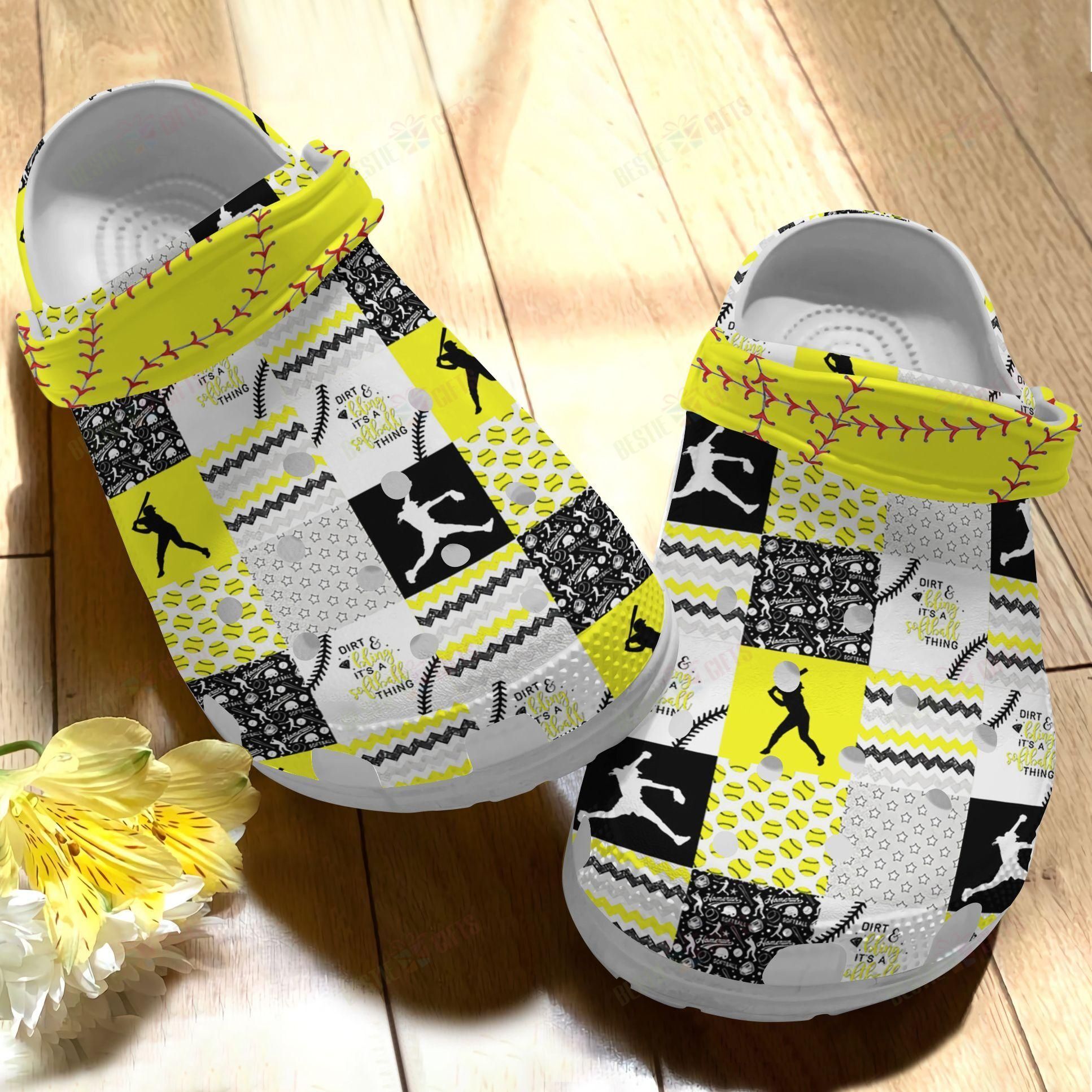 Softball Thing Crocs Clog Classic Clog Shoes Softball Thing Crocs Clog Classic Clog Shoes