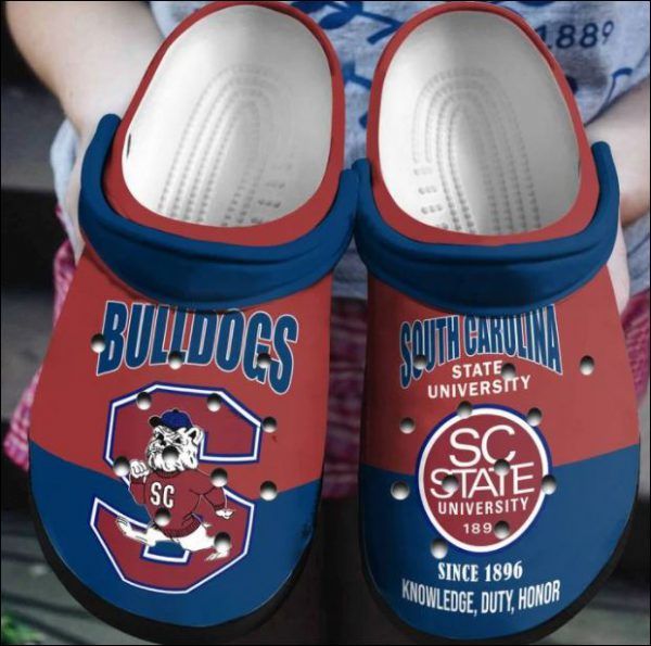 South Carolina State University Bulldogs Crocs Crocband Clog Comfortable For Mens Womens Classic Clog Water Shoes South Carolina State University Bulldogs Crocs Crocband Clog Comfortable For Mens Womens Classic Clog Water Shoes