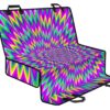 Spiky Spiral Moving Optical Illusion Pet Car Back Seat Cover - f66589eae9ac