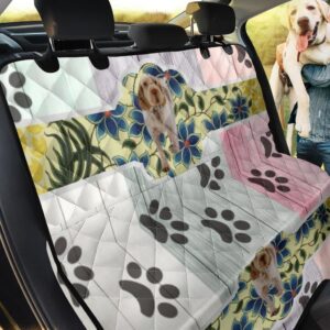 Spinone Italiano And Paw Car Back Seat Cover Dog Car Seat Covers - baa92bfbabdd
