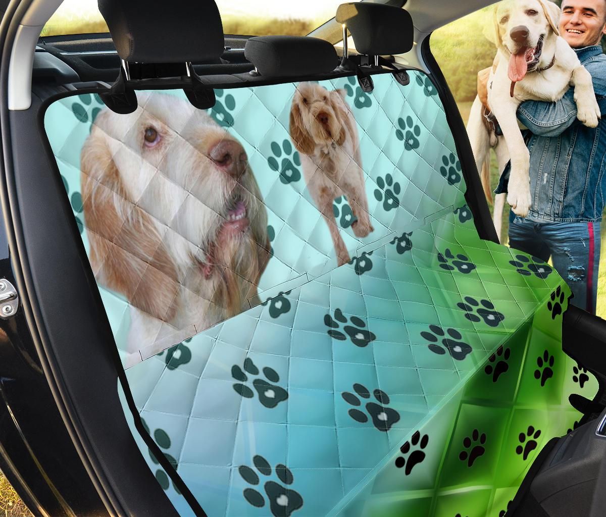 Spinone Italiano And Paws Design Car Back Seat Cover Dog Car Seat Covers - a8f7355db6bc Spinone Italiano And Paws Design Car Back Seat Cover Dog Car Seat Covers - a8f7355db6bc