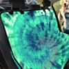Spiral Green Tie Dye Pattern Car Back Seat Cover Dog Car Seat Covers - 4783bbca88d3