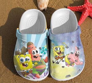Spongebob Crocs Clog Shoes Crocband Clog Comfortable For Mens Womens Classic Clog Water Shoes Clog Comfortable For Mens And Womens