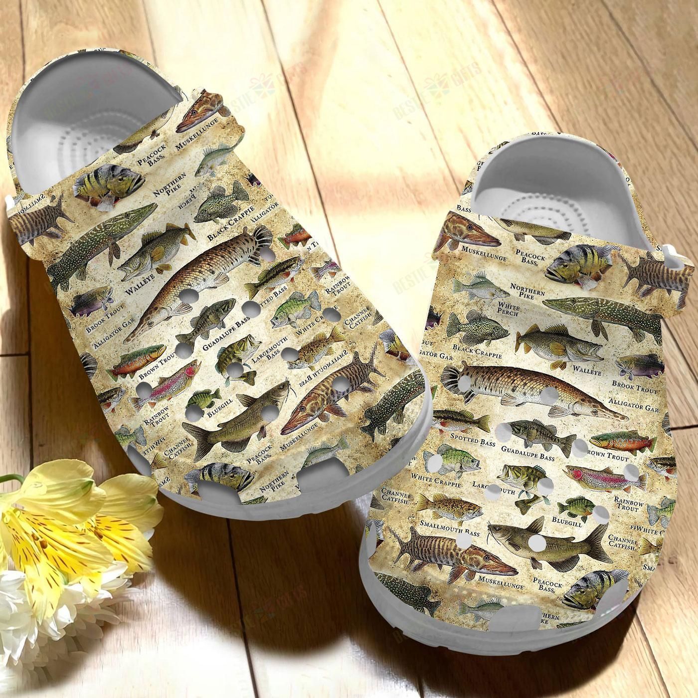 Sports Fish Of North America Crocs Clog Classic Clogs Shoes Sports Fish Of North America Crocs Clog Classic Clogs Shoes