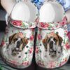 St Bernard Personalized Clog Custom Crocs Comfortablefashion Style Comfortable For Women Men Kid Print 3D