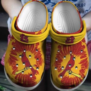 St. Louis Cardinals No36 Crocs Crocband Clog Comfortable For Mens Womens Classic Clog Water Shoes