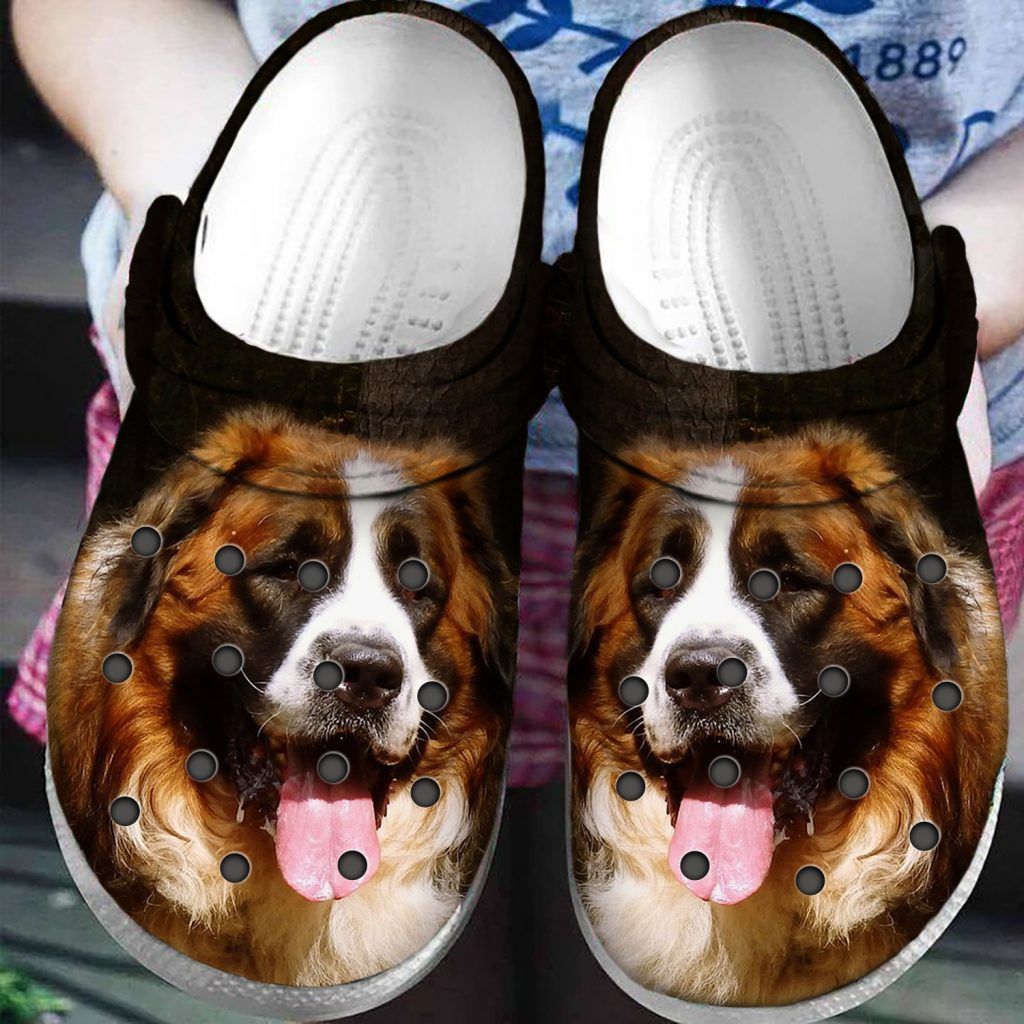 St.Bernard Personalize Clog Custom Crocs Clog On Sandal Fashion Style Comfortable For Women Men Kid St.Bernard Personalize Clog Custom Crocs Clog On Sandal Fashion Style Comfortable For Women Men Kid