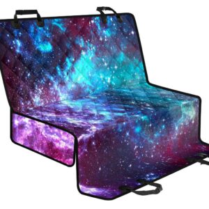 Starfield Nebula Galaxy Space Print Pet Car Back Seat Cover - e16b60c2eba6