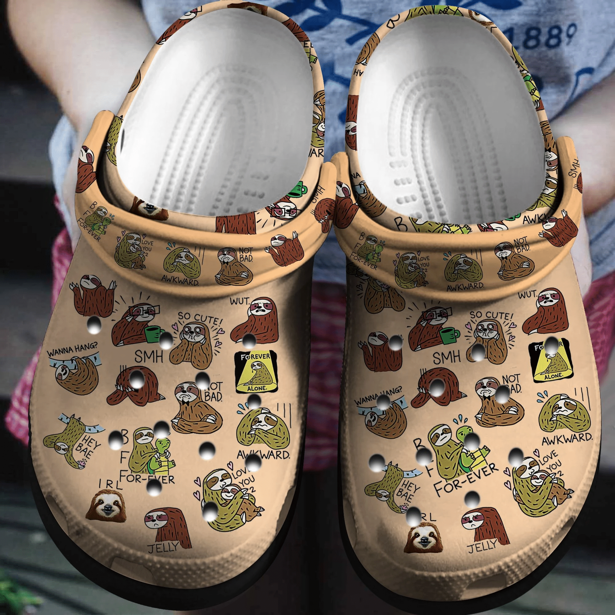 Sticker Cute Sloth Crocs Clog Shoes – Love You Bae Clog Birthday Gift For Boy Girl Son Daughter Niece Nephew Sticker Cute Sloth Crocs Clog Shoes – Love You Bae Clog Birthday Gift For Boy Girl Son Daughter Niece Nephew