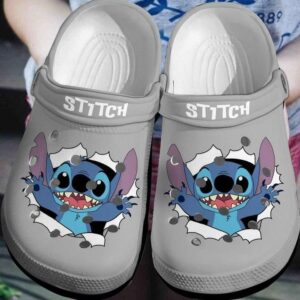 Stitch No35 Crocs Clog Clog Shoes