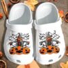Strawman Pumpkin Scarecrow Shoes Clog – Halloween Crocs Clog Crocband Clog Birthday Gift For Boy Girl