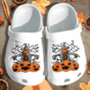 Strawman Pumpkin Scarecrow Shoes Clog – Halloween Crocs Clog Crocband Clog Birthday Gift For Boy Girl