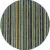 Striped Blue Brown Round Carpet Floor Rug Living Room Bedroom Decor Round Area Rug Carpet