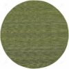 Stylehaven Solid Woven Loop Green Round Carpet Floor Rug Living Room Bedroom Decor Round Area Rug Carpet