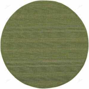 Stylehaven Solid Woven Loop Green Round Carpet Floor Rug Living Room Bedroom Decor Round Area Rug Carpet