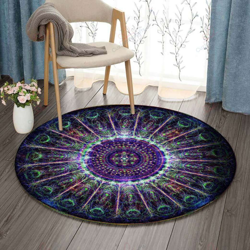 Subtle Realm Mandala Round Carpet Floor Rug Living Room Bedroom Decor Round Area Rug Carpet Subtle Realm Mandala Round Carpet Floor Rug Living Room Bedroom Decor Round Area Rug Carpet