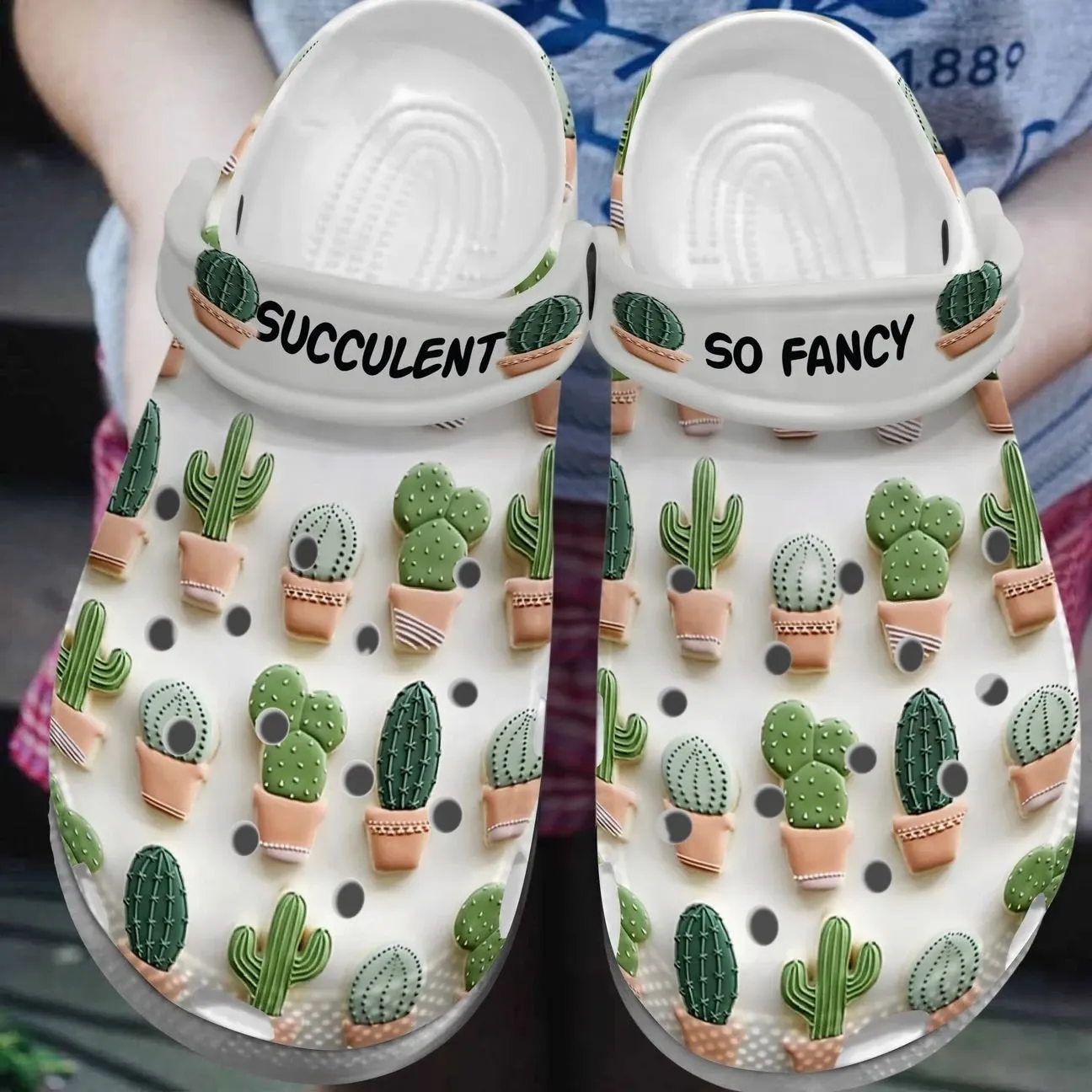 Succulent Personalized Clog Custom Crocs Comfortablefashion Style Comfortable For Women Men Kid Print 3D Fancy Succulent Plants Succulent Personalized Clog Custom Crocs Comfortablefashion Style Comfortable For Women Men Kid Print 3D Fancy Succulent Plants