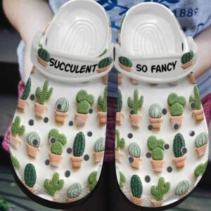 Succulent So Fancy Crocband Clog Comfortable For Mens Womens Classic Clog Water Shoes Crocs Shoes Saleoff 151020