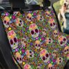 Sugar Skull Mexican Pattern Car Back Seat Cover Dog Car Seat Covers - 8706ac2522ee