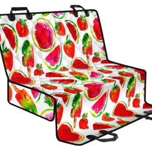 Summer Fruits Watermelon Pattern Print Pet Car Back Seat Cover - 399c6a3d23b8