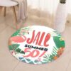 Summer Sale Round Flamingo Round Carpet Floor Rug Living Room Bedroom Decor Round Area Rug Carpet