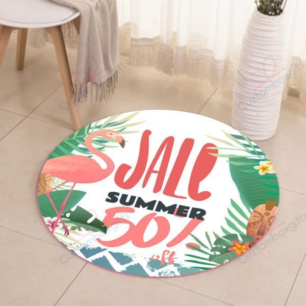Summer Sale Round Flamingo Round Carpet Floor Rug Living Room Bedroom Decor Round Area Rug Carpet Summer Sale Round Flamingo Round Carpet Floor Rug Living Room Bedroom Decor Round Area Rug Carpet