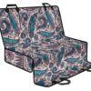 Summer Surfing Pattern Print Pet Car Back Seat Cover - 7a91035310cb