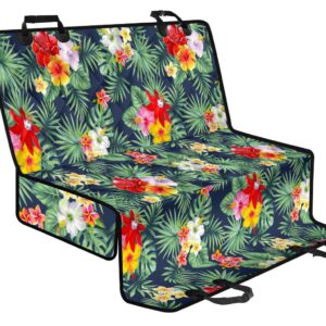 Summer Tropical Hawaii Pattern Print Pet Car Back Seat Cover - 3fb61414623a