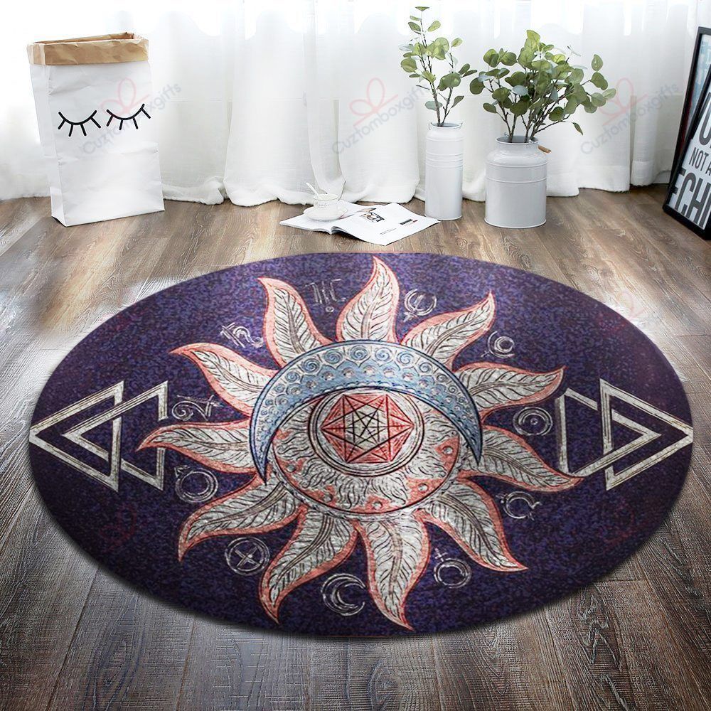 Sun And Moon Round Carpet Floor Rug Living Room Bedroom Decor Round Area Rug Carpet Sun And Moon Round Carpet Floor Rug Living Room Bedroom Decor Round Area Rug Carpet