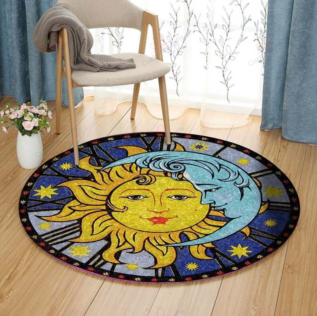 Sun And Moon Love Others Round Carpet Floor Rug Living Room Bedroom Decor Round Area Rug Carpet Sun And Moon Love Others Round Carpet Floor Rug Living Room Bedroom Decor Round Area Rug Carpet