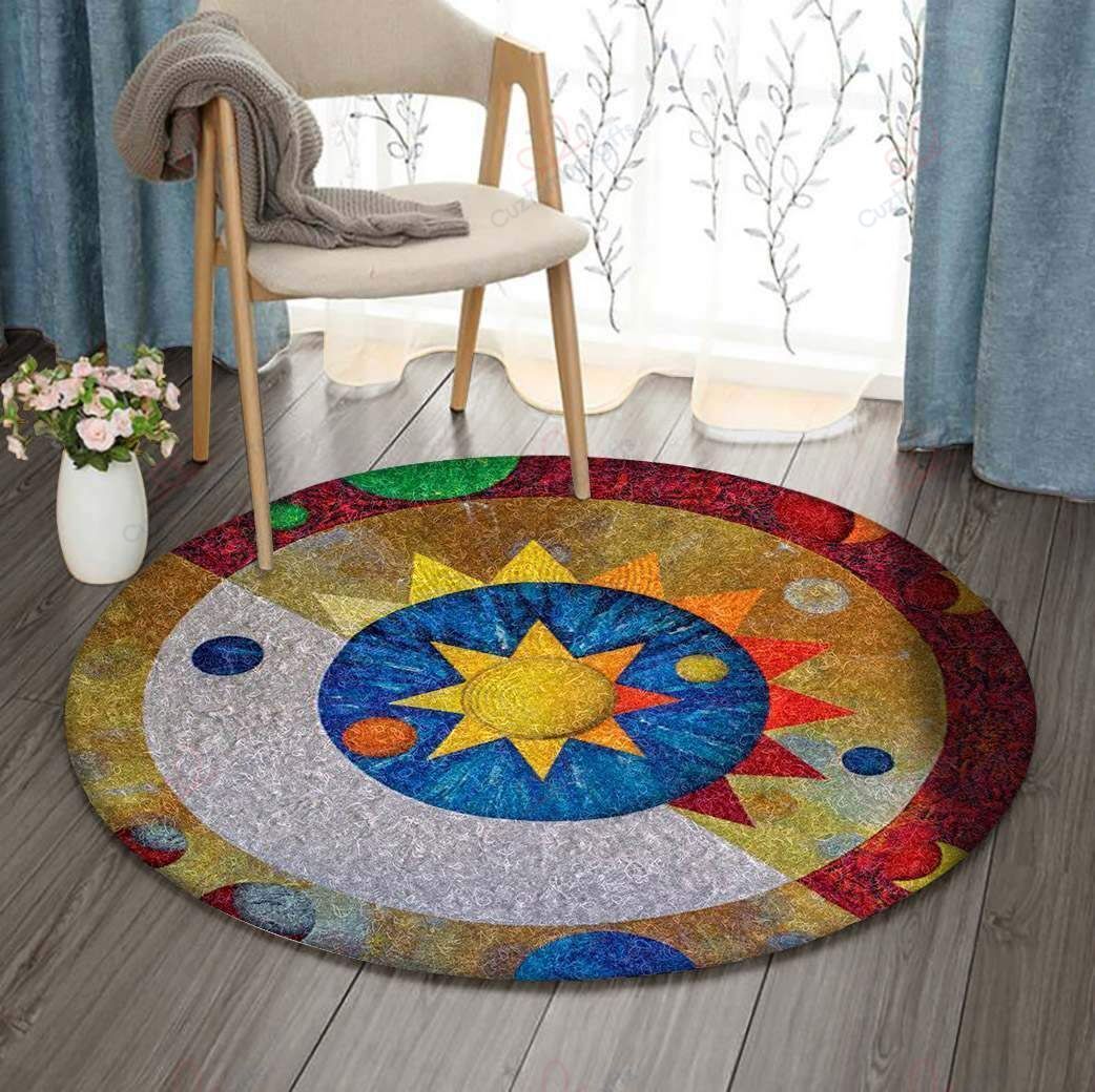 Sun Round Carpet Floor Rug Living Room Bedroom Decor Round Area Rug Carpet Sun Round Carpet Floor Rug Living Room Bedroom Decor Round Area Rug Carpet
