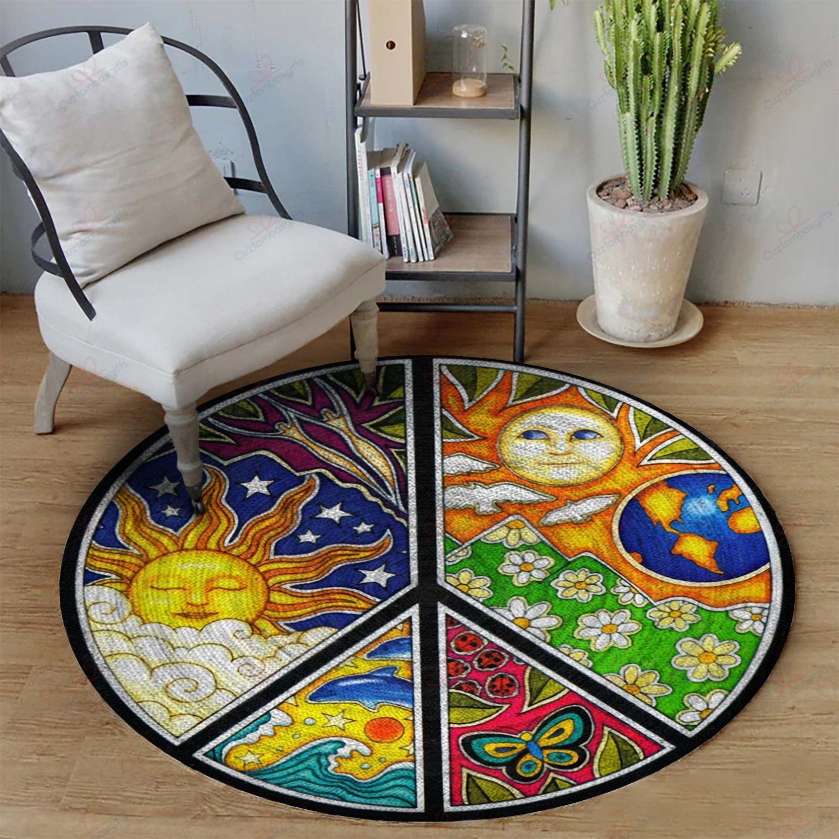 Sun Pattern 1 Round Carpet Floor Rug Living Room Bedroom Decor Round Area Rug Carpet Sun Pattern 1 Round Carpet Floor Rug Living Room Bedroom Decor Round Area Rug Carpet
