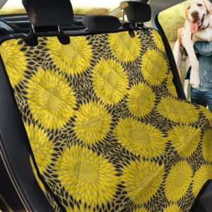 Sunflower Sign Of Spring Car Back Seat Cover Dog Car Seat Covers - 9924a3444e33