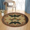 Sunset Dance Area Round Carpet Floor Rug Living Room Bedroom Decor Round Area Rug Carpet