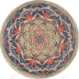 Super Kazak Floral Round Carpet Floor Rug Living Room Bedroom Decor Round Area Rug Carpet