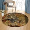 Sure Shot Archery Round Carpet Floor Rug Living Room Bedroom Decor Round Area Rug Carpet