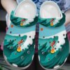Surfing Personalized Clog Custom Crocs Comfortablefashion Style Comfortable For Women Men Kid Print 3D Surfing Girl